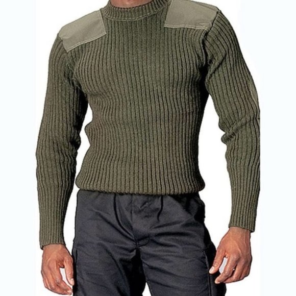 Defense Logistics Agency Wool Service Sweater - Picture 1 of 6